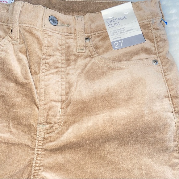 GAP Brown Flare Bootcut Jeans Suede Pants New Size 27 - Picture 3 of 9